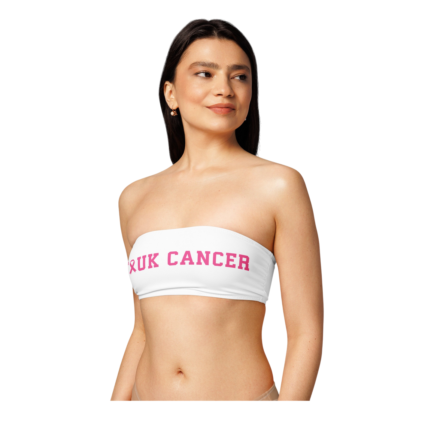FAUK CANCER CROP TUBE TOP