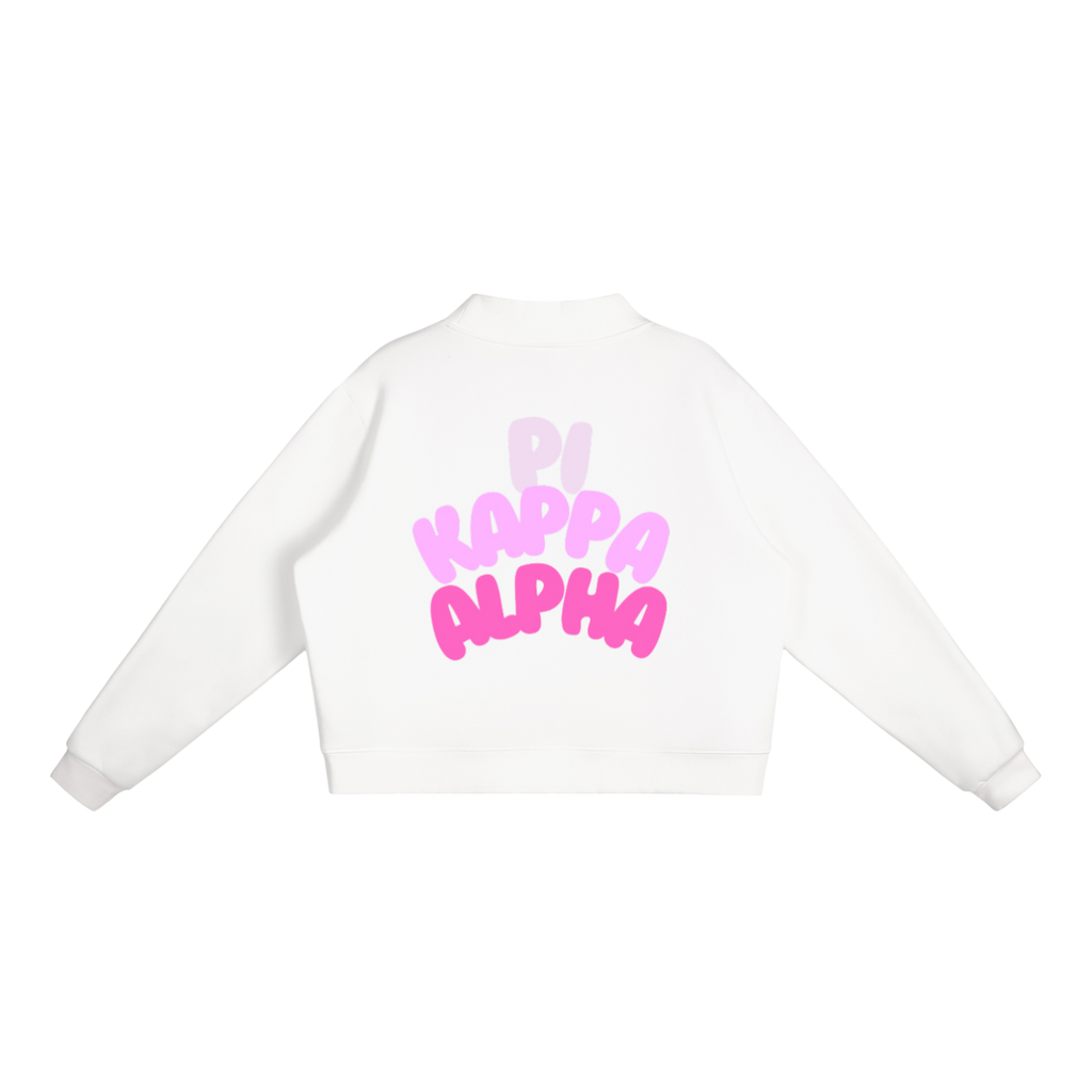 PIKE STRENGTH IN PINK FLEECE CREWNECK