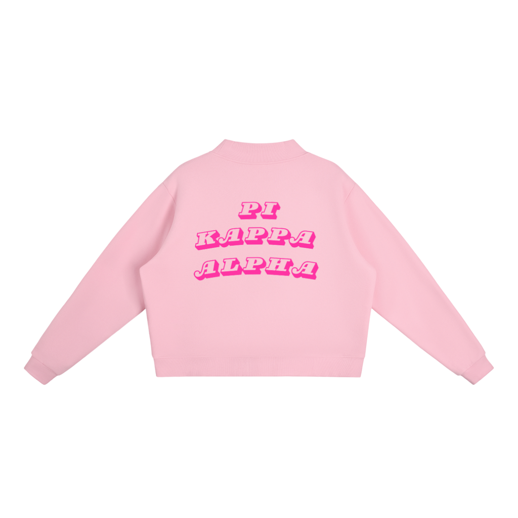 PIKE GOES PINK FLEECE CREWNECK