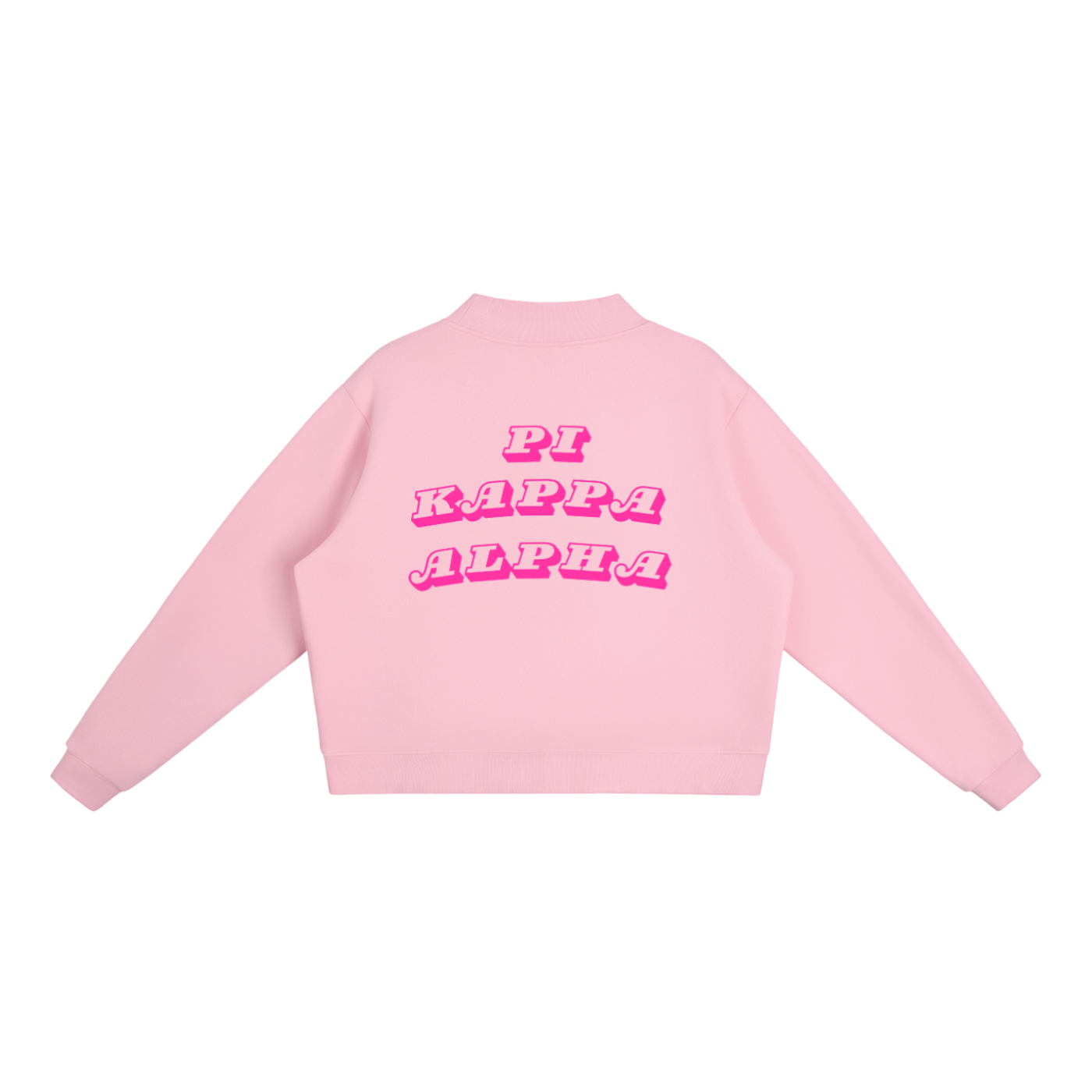 PIKE GOES PINK FLEECE CREWNECK