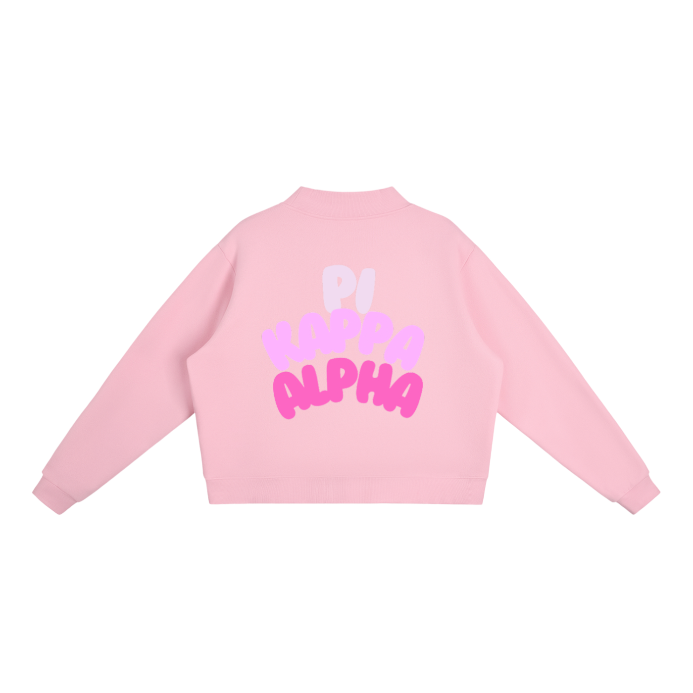 PIKE STRENGTH IN PINK FLEECE CREWNECK