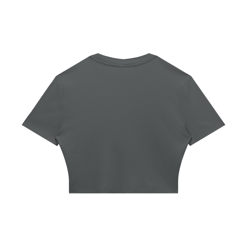 TEQUILA RIBBED CROP TEE