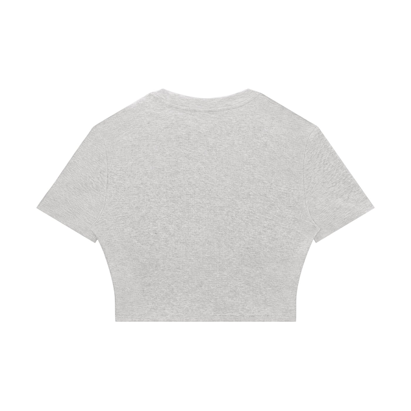 2000's BABY RIBBED CROPPED TEE