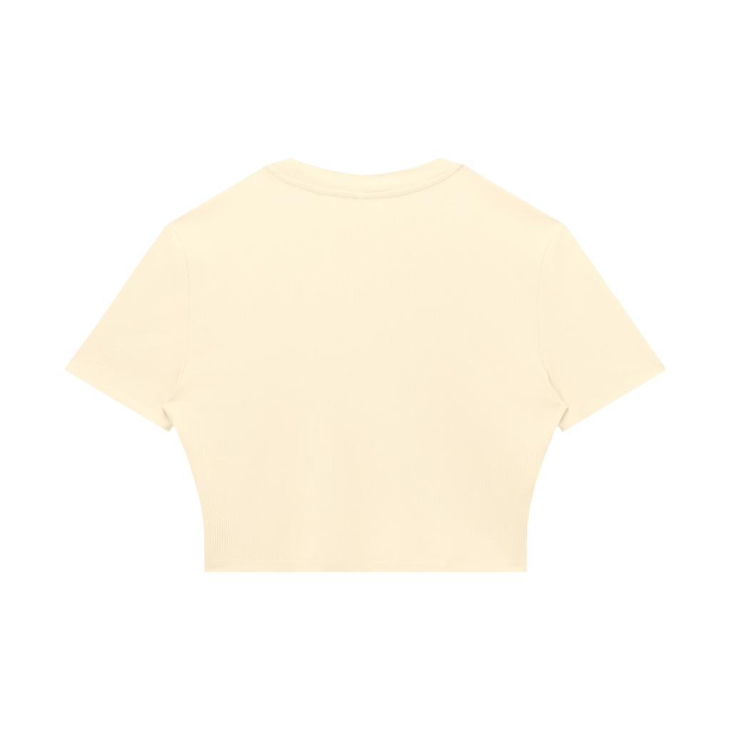 2000's BABY RIBBED CROPPED TEE