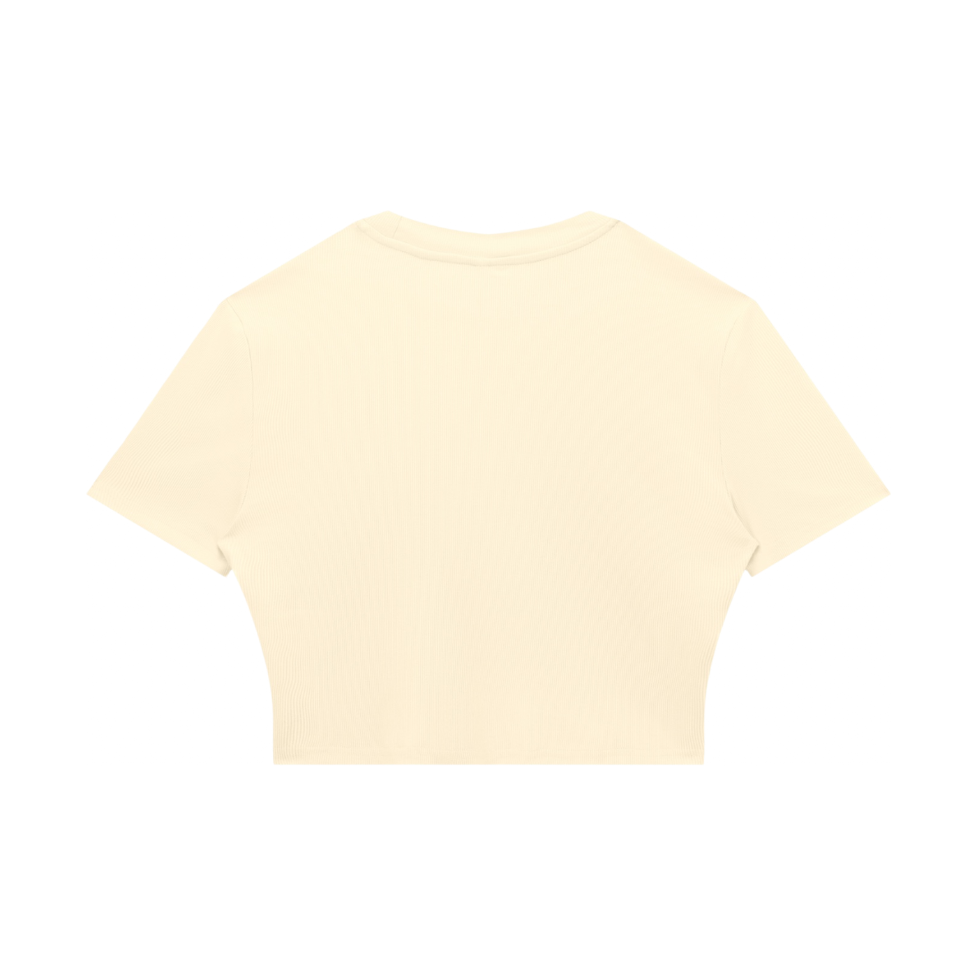 2000's BABY RIBBED CROPPED TEE
