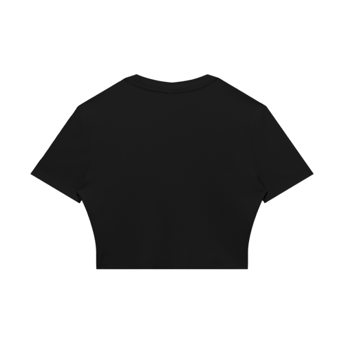 2000's BABY RIBBED CROPPED TEE