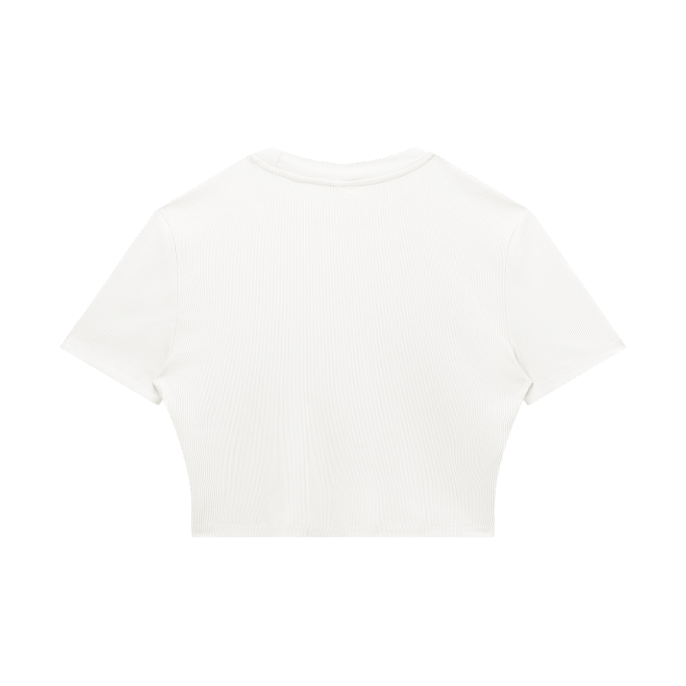 2000's BABY RIBBED CROPPED TEE