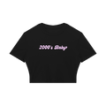 2000's BABY RIBBED CROPPED TEE