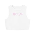 CUTE BEACH TIGHT CROPPED TANK TOP