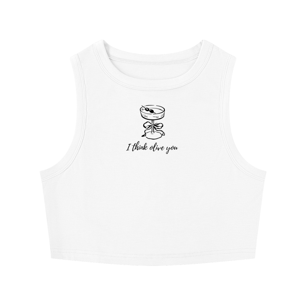 MARTINI TIGHT CROPPED TANK TOP
