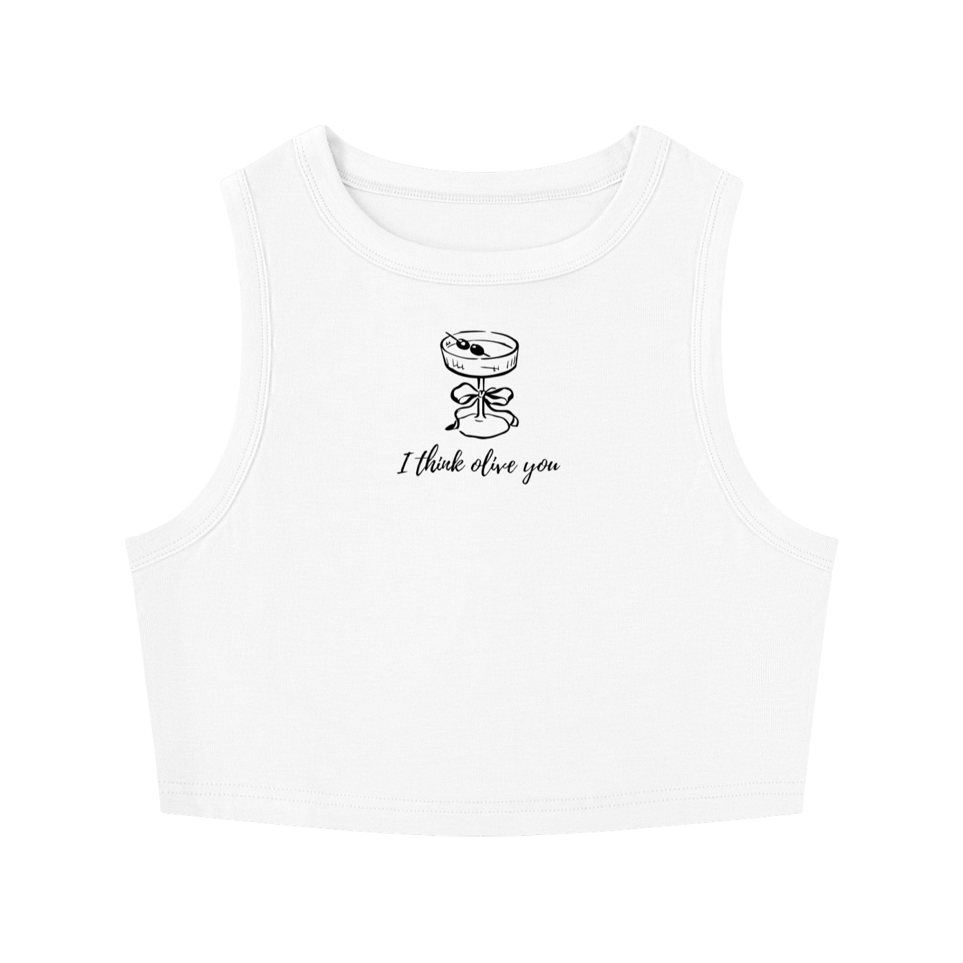 MARTINI TIGHT CROPPED TANK TOP