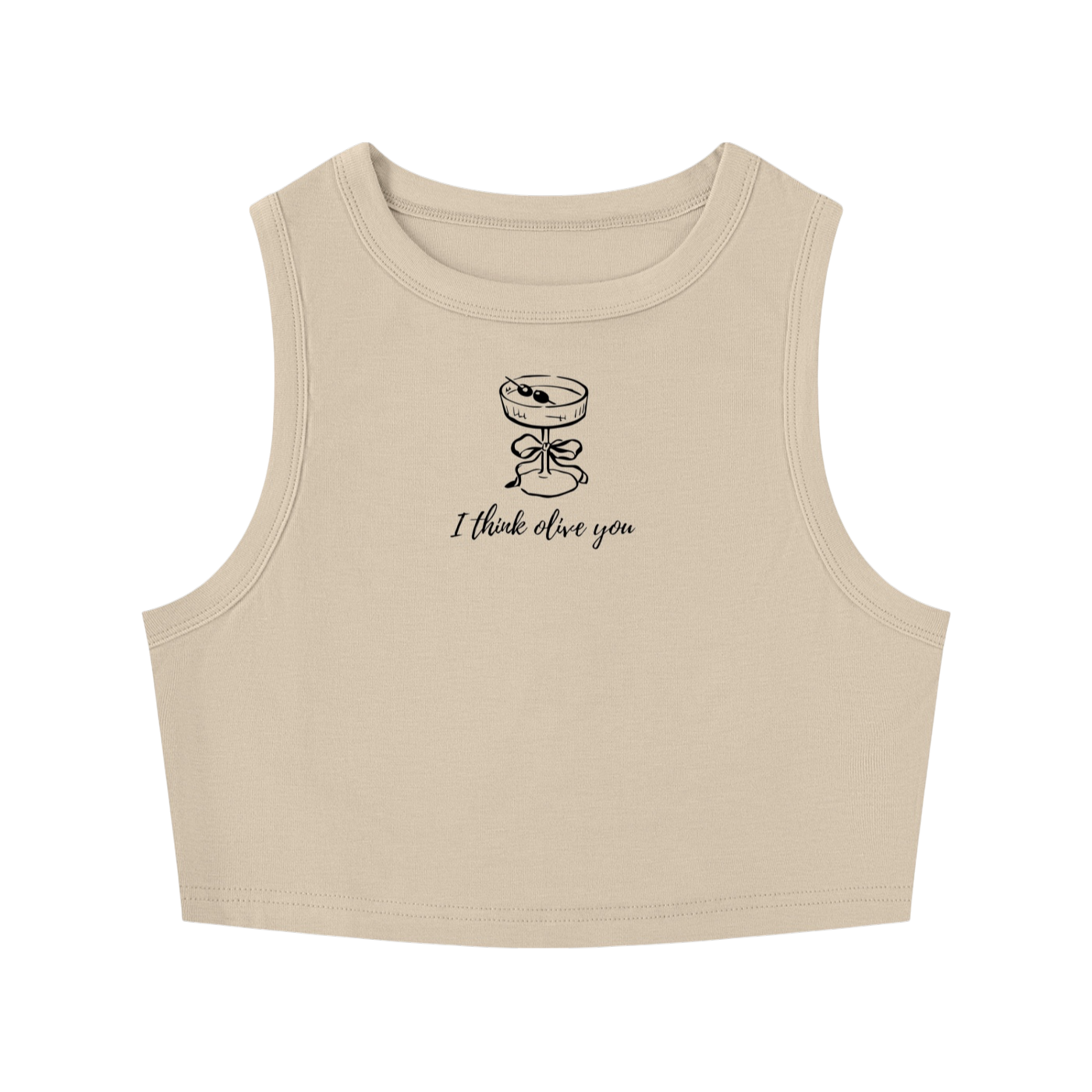MARTINI TIGHT CROPPED TANK TOP