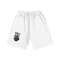 SKELETON COTTON SHORTS- WHITE