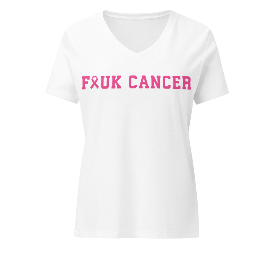 FAUK CANCER V NECK (NO BACK)
