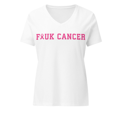 FAUK CANCER V NECK (NO BACK)