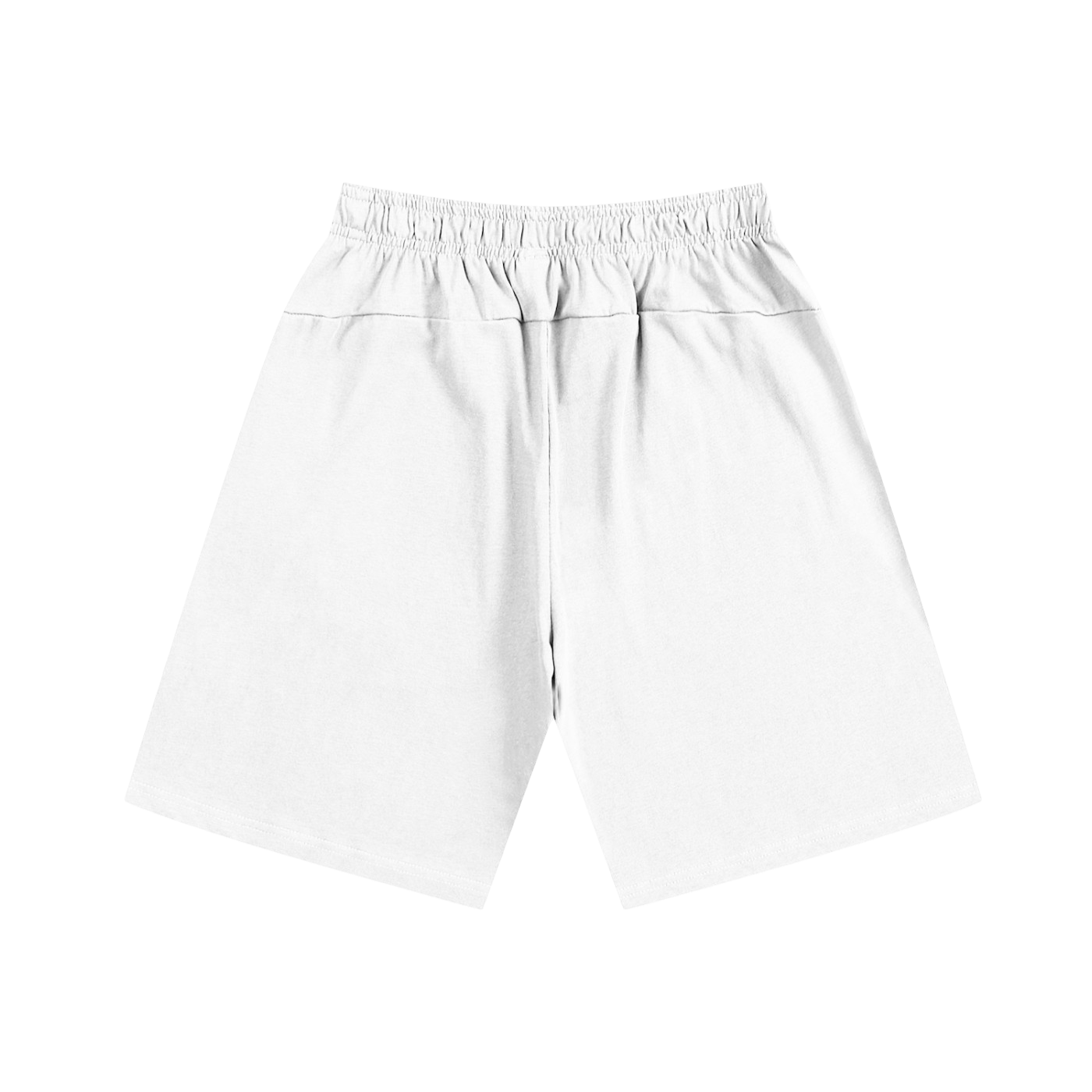 SKELETON COTTON SHORTS- WHITE