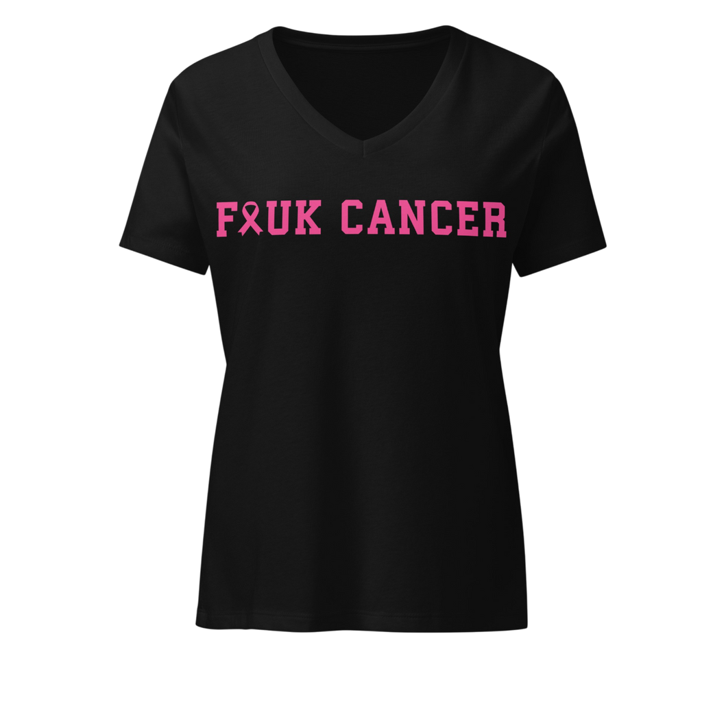 FAUK CANCER V NECK (NO BACK)