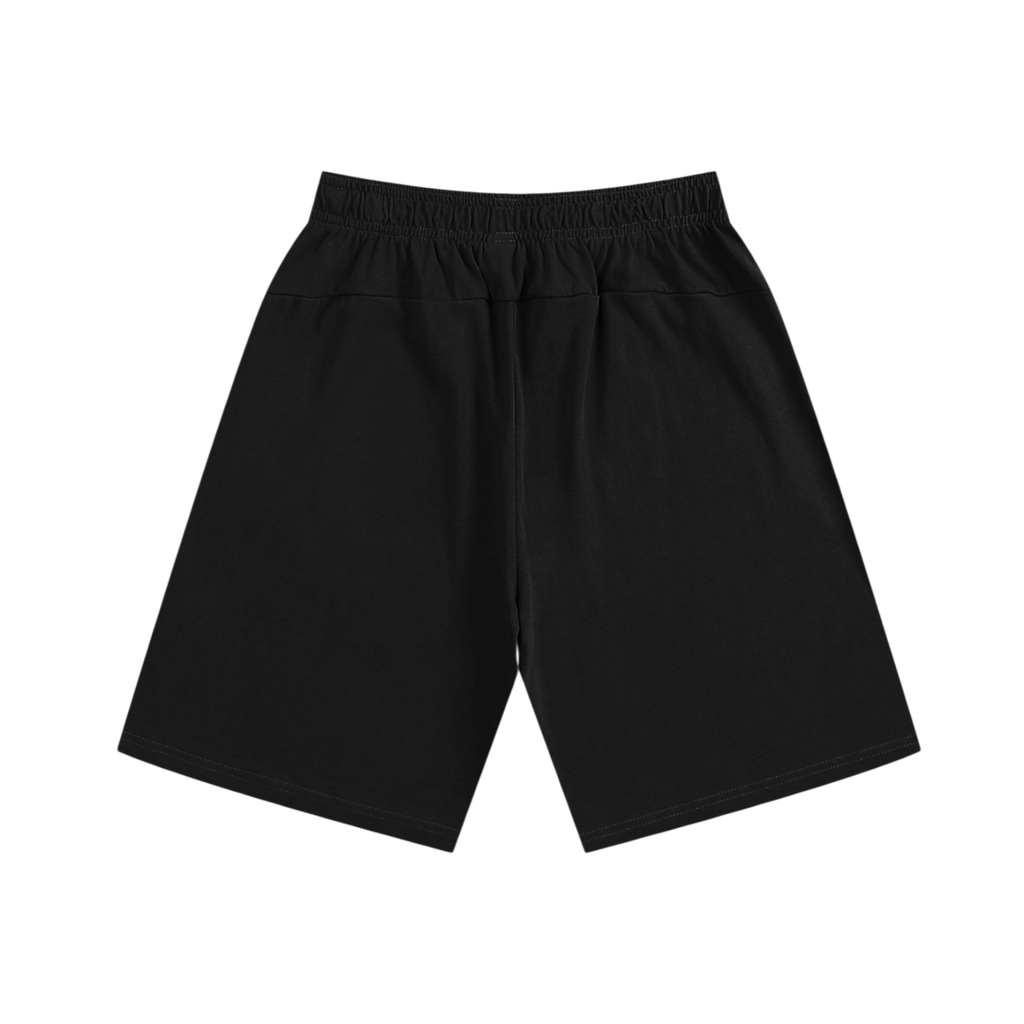 SKELETON COTTON SHORTS- BLACK