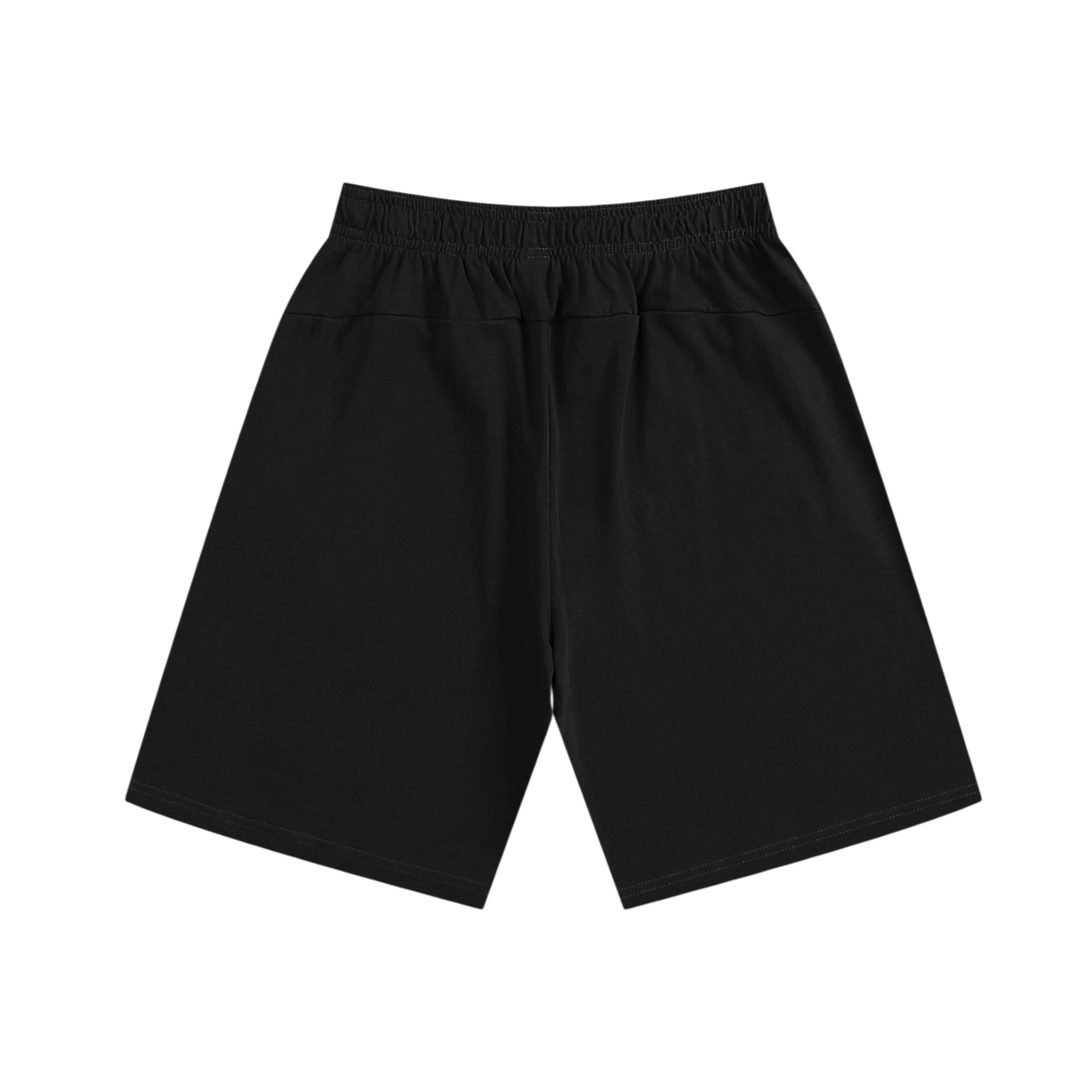 SKELETON COTTON SHORTS- BLACK