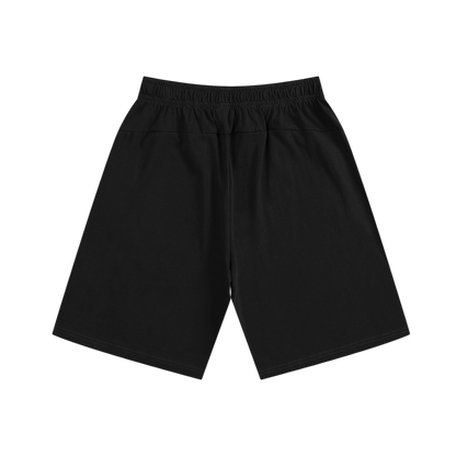 SKELETON COTTON SHORTS- BLACK