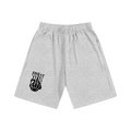SKELETON COTTON SHORTS- GRAY