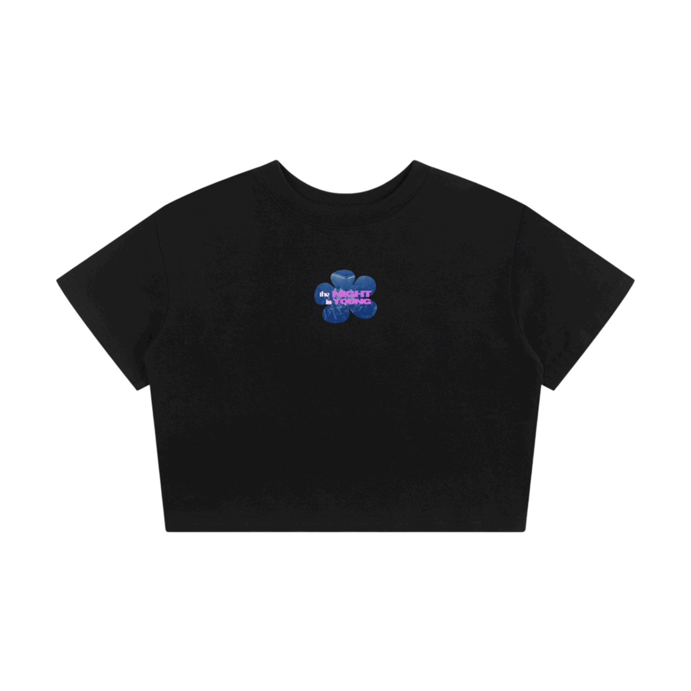 THE NIGHT IS YOUNG CROP TEE