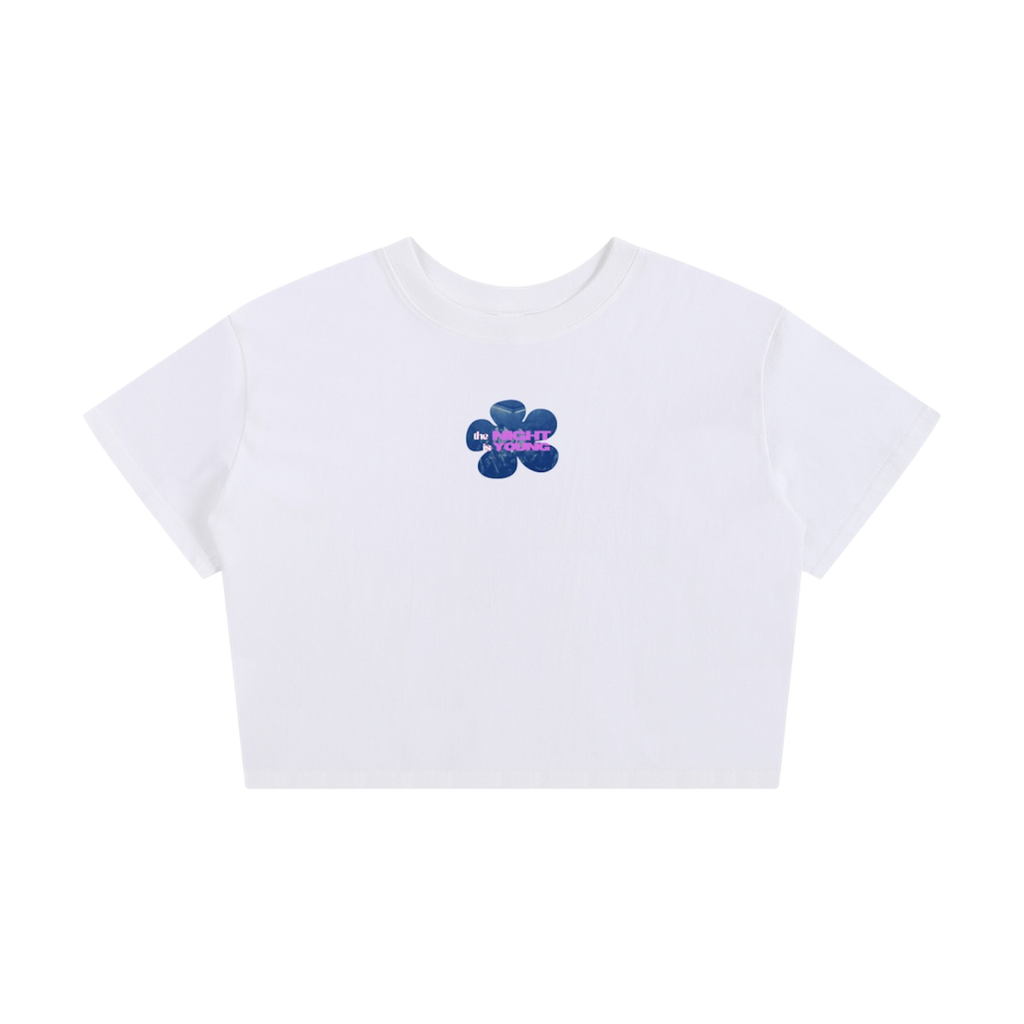 THE NIGHT IS YOUNG CROP TEE