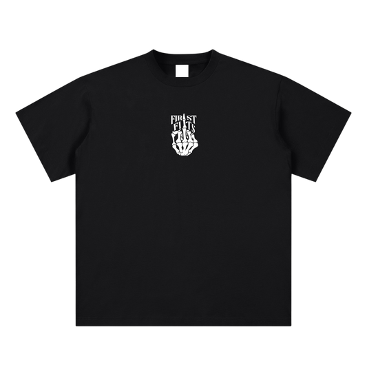 SKELETON TEE- BLACK