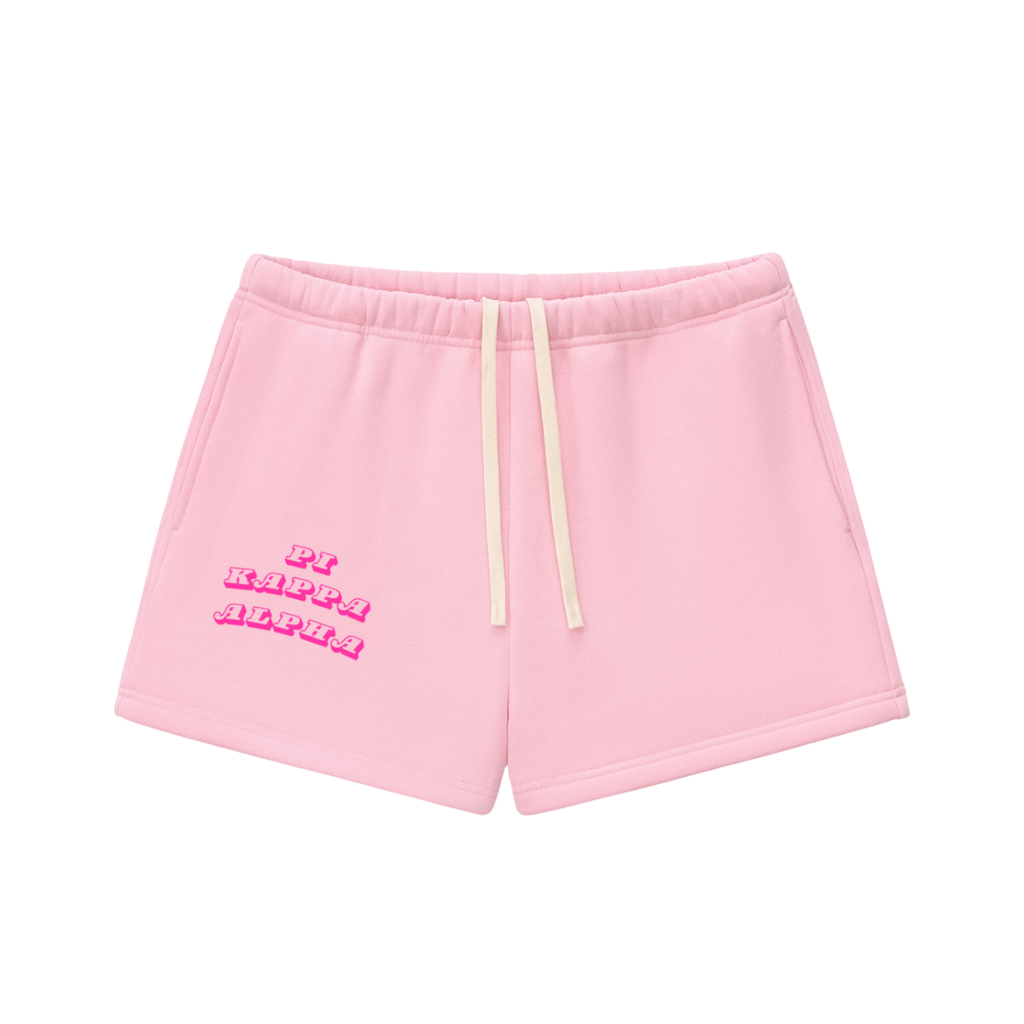 PIKE GOES PINK FLEECE SHORTS