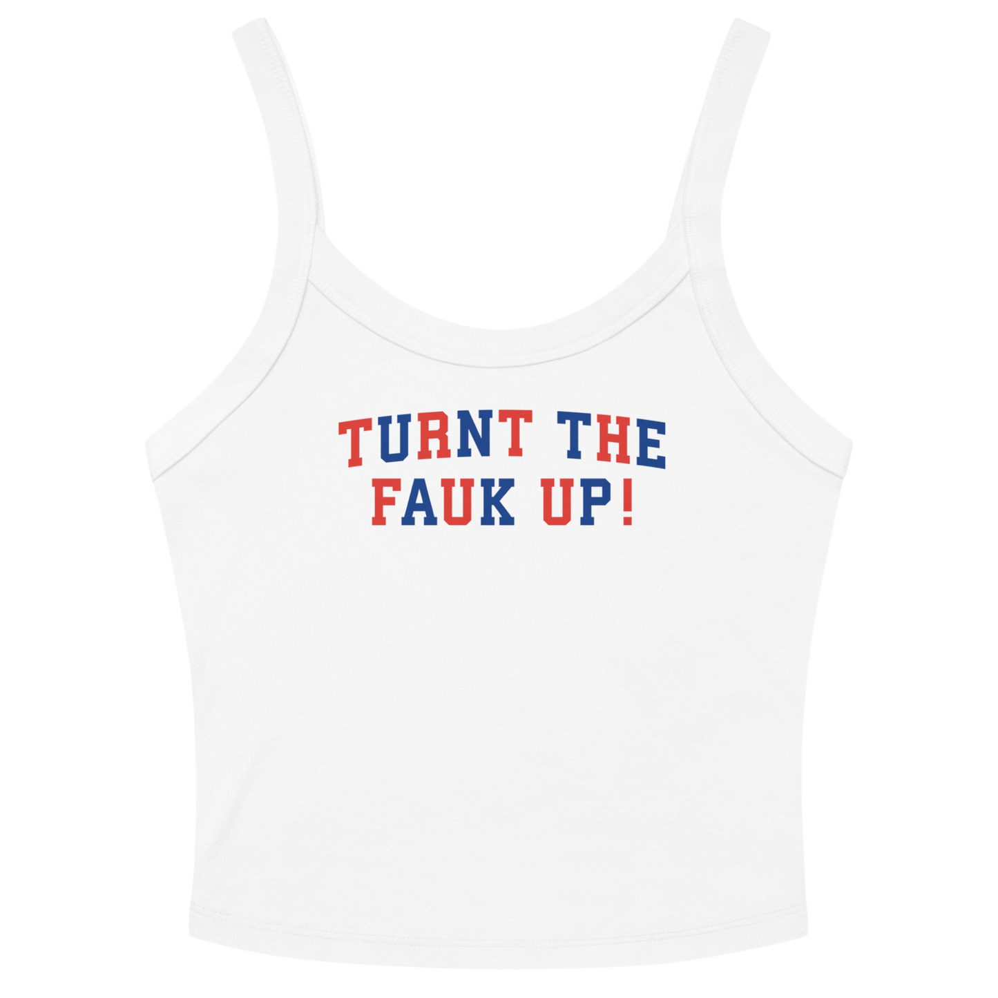 WOMENS TURNT TF UP TANK (NO BACK)