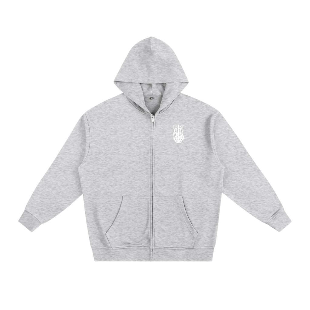 ZIP UP SKULL HOODIE