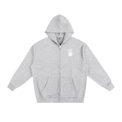 ZIP UP SKULL HOODIE