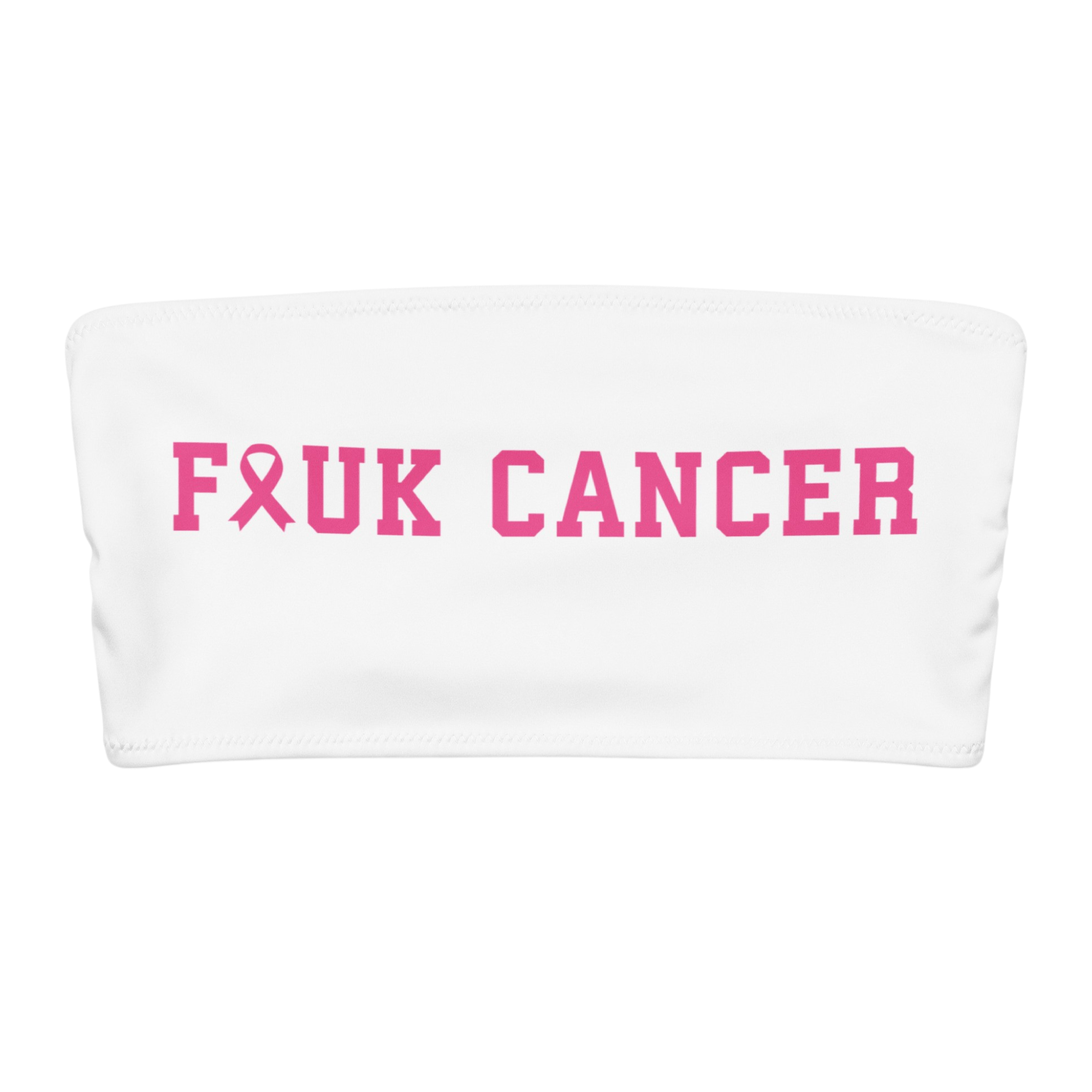 FAUK CANCER CROP TUBE TOP