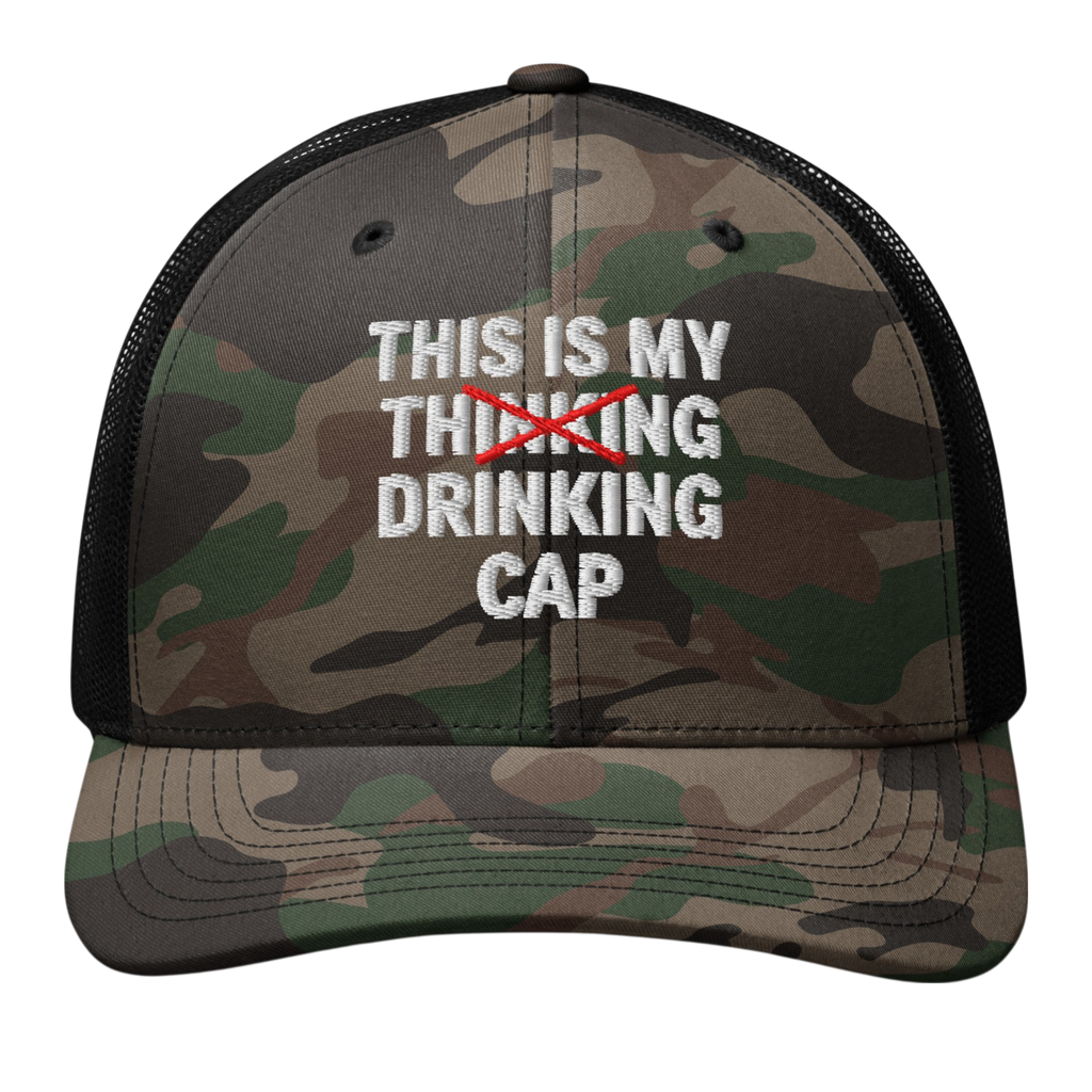 CAMO DRINKING HAT