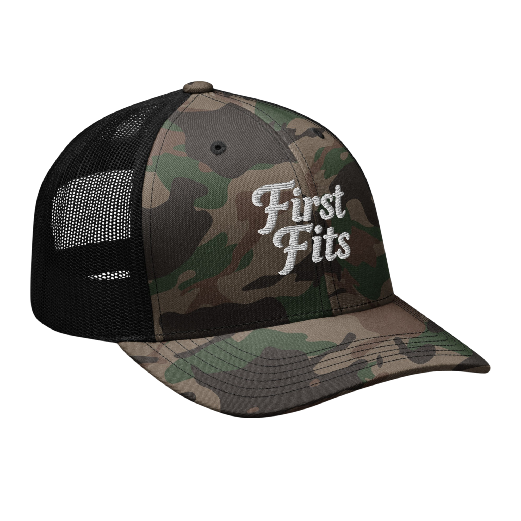 CAMO FIRST FITS HAT