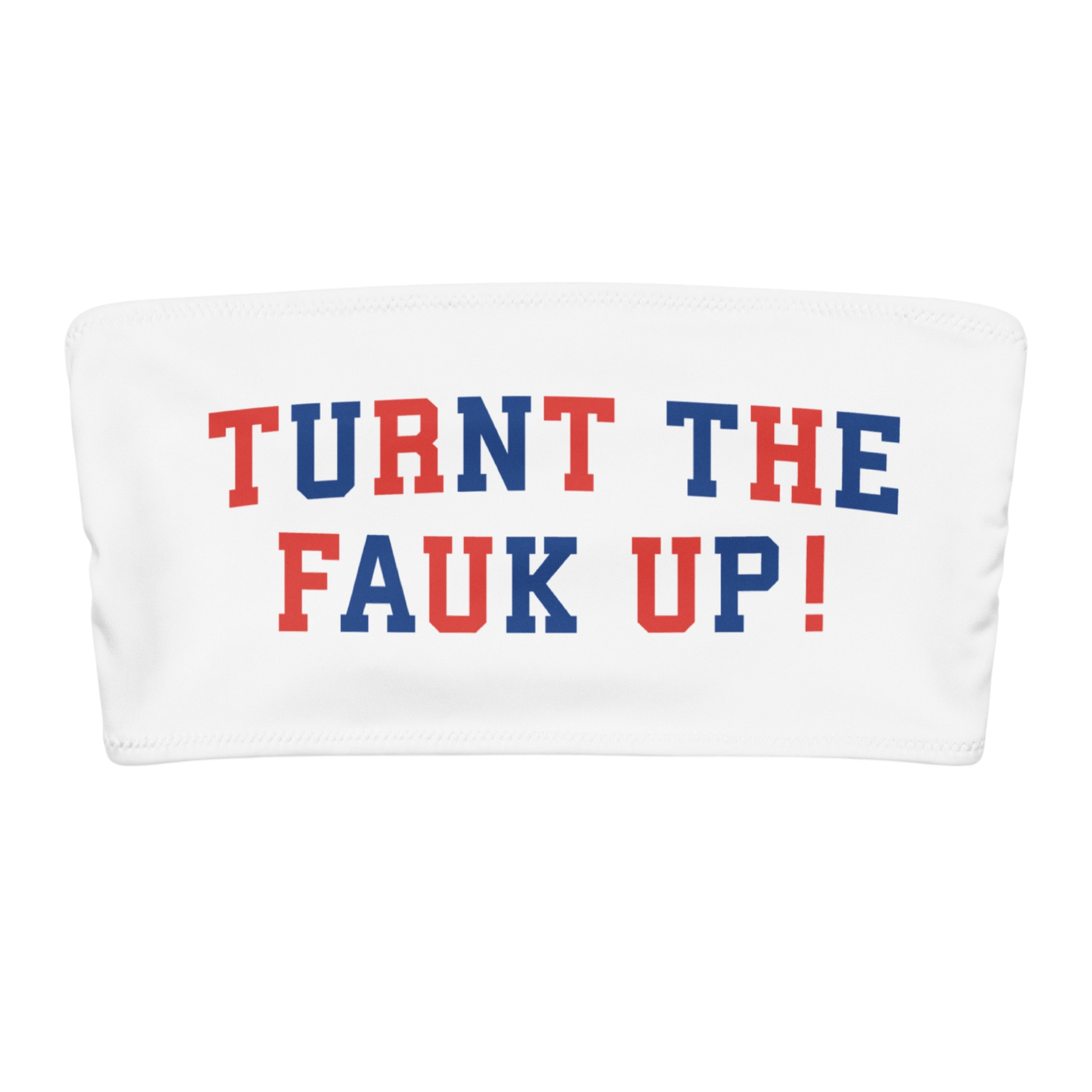 TURNT TF UP CROP TUBE TOP