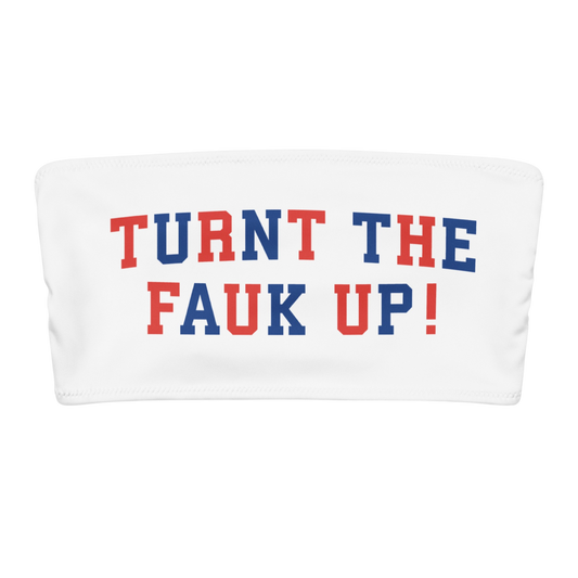 TURNT TF UP CROP TUBE TOP