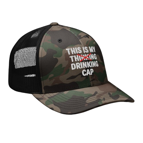 CAMO DRINKING HAT