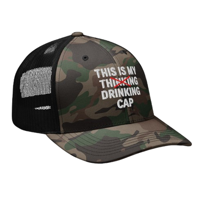 CAMO DRINKING HAT