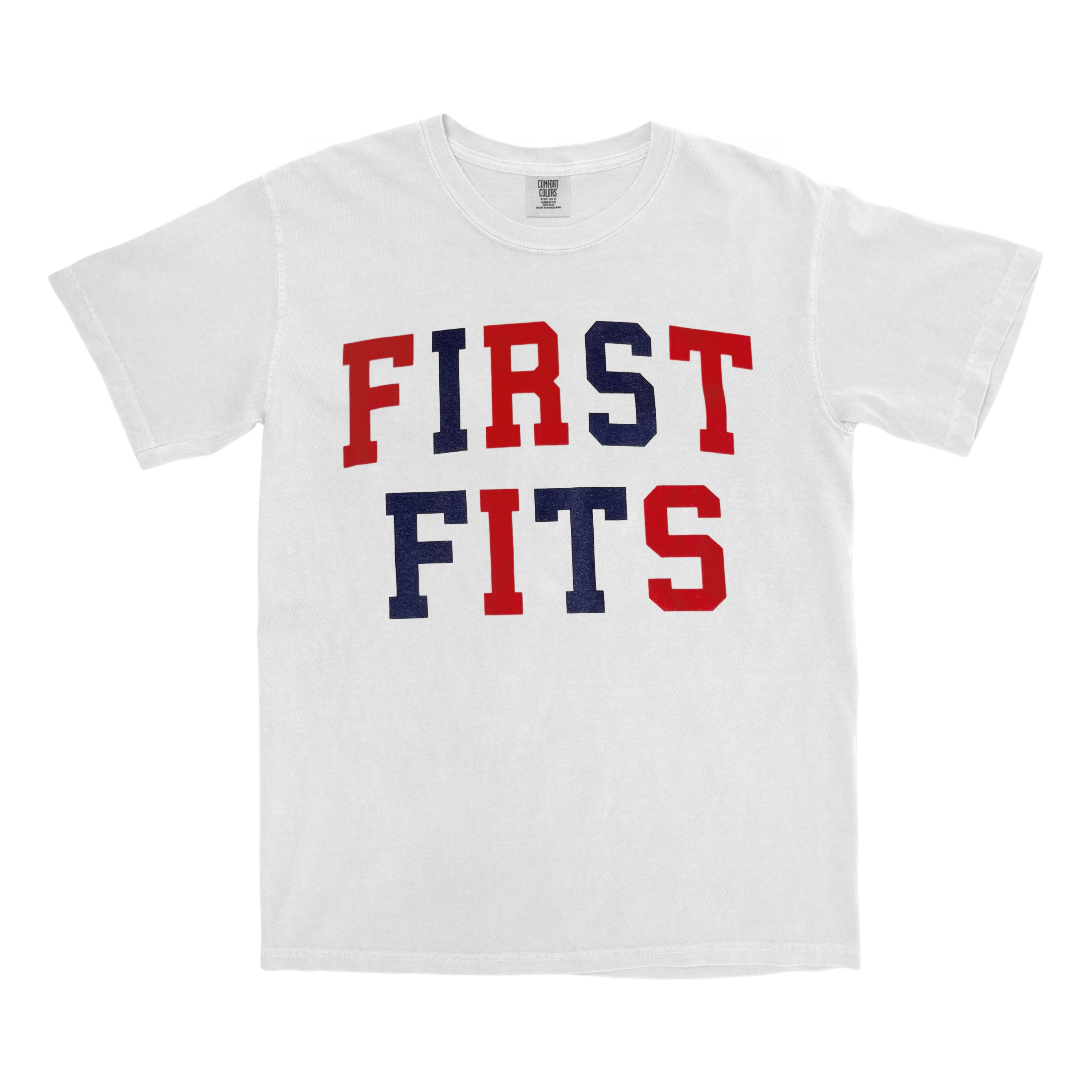 FIRST FITS SIMPLE TEE WHITE