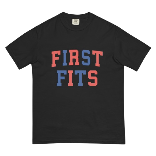 FIRST FITS SIMPLE TEE BLACK