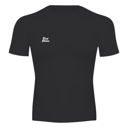FIRST FITNESS COMPRESSION SHIRT-BLACK