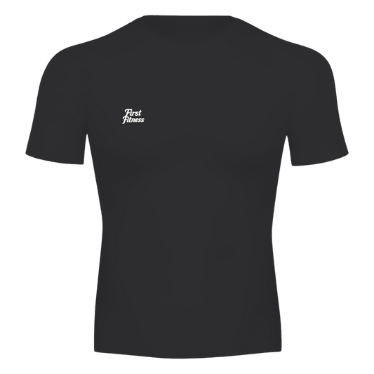 FIRST FITNESS COMPRESSION SHIRT-BLACK