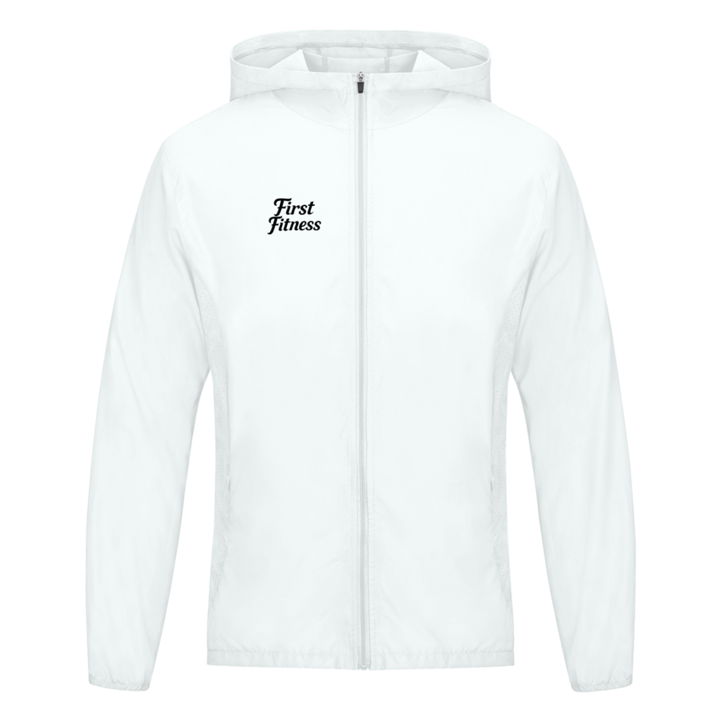 FIRST FITNESS WINDBREAKER- WHITE