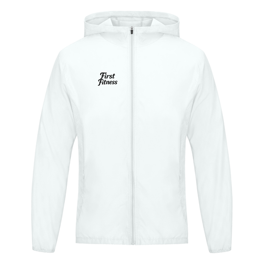 FIRST FITNESS WINDBREAKER- WHITE