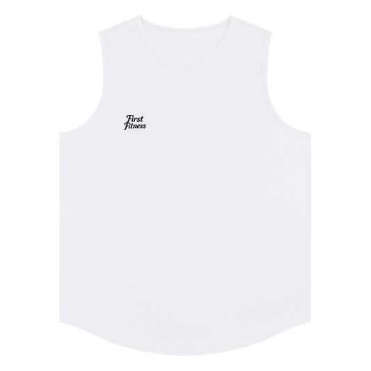 FIRST FITNESS TANK- WHITE