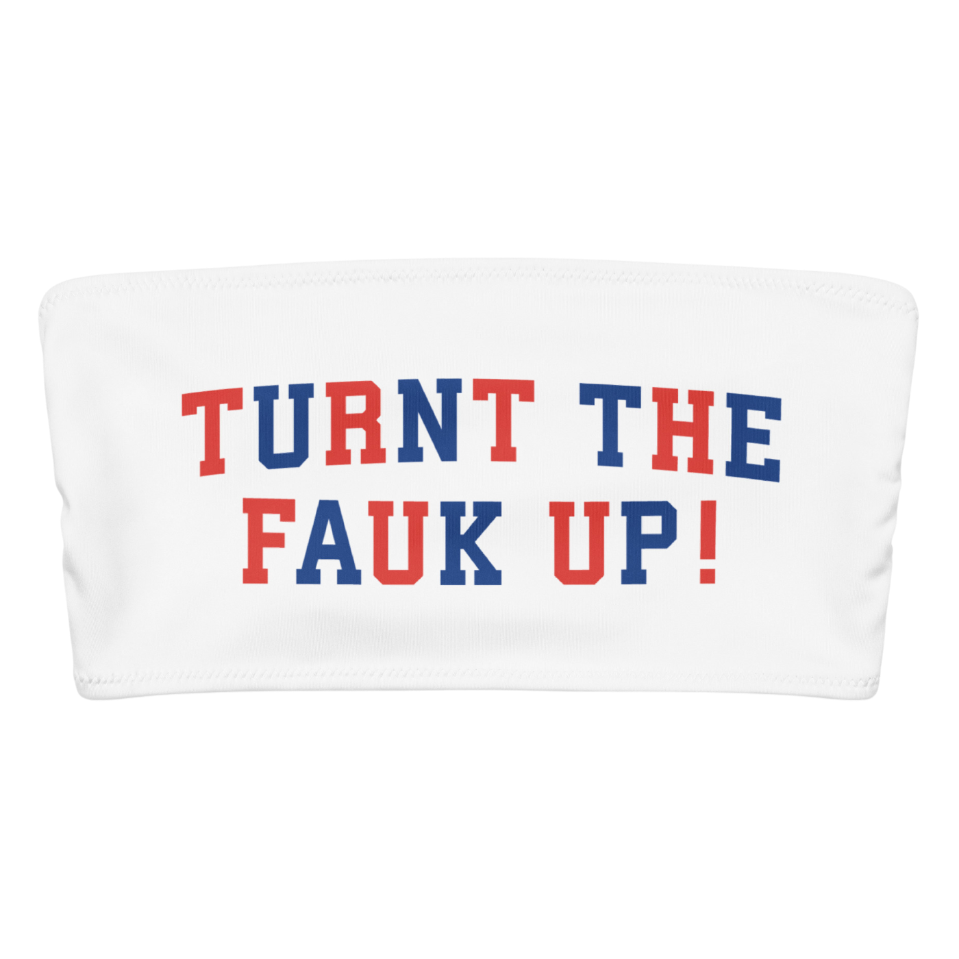 TURNT TF UP CROP TUBE TOP