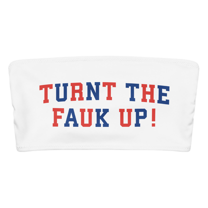 TURNT TF UP CROP TUBE TOP