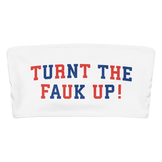 TURNT TF UP CROP TUBE TOP