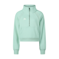 FIRST FITNESS CROPPED HALF-ZIP SWEATSHIRT